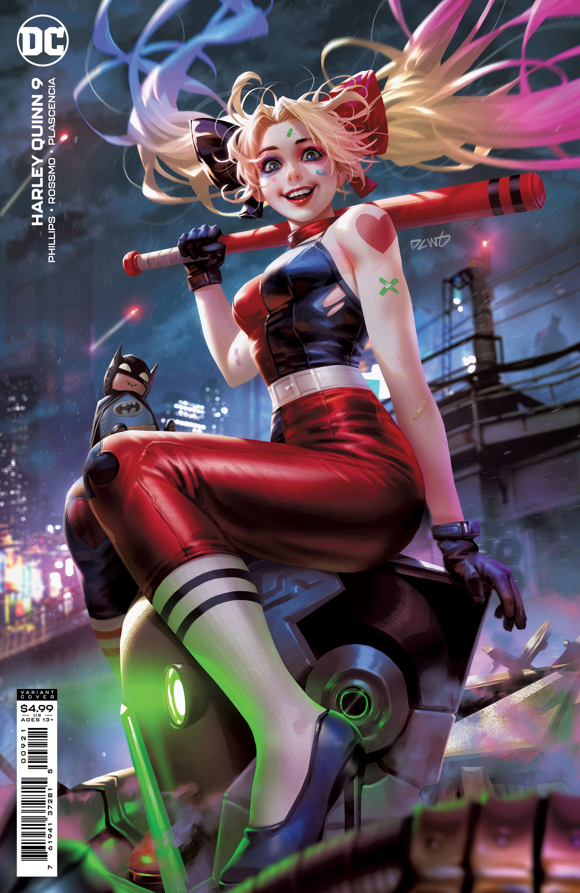HARLEY QUINN #3 COVER B CHEW CARDSTOCK VARIANT DC, 2021, First Print