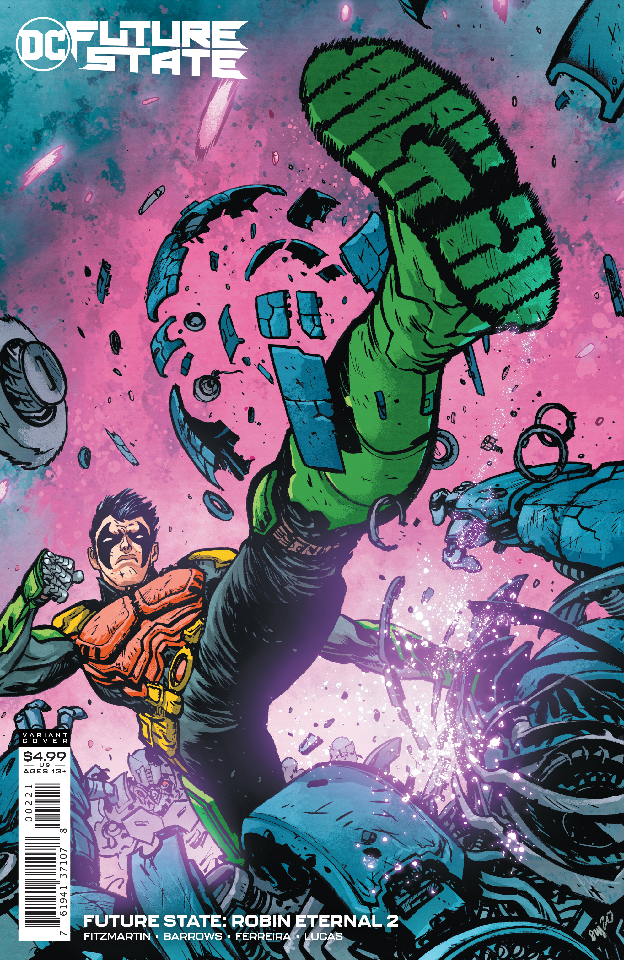 FUTURE STATE ROBIN ETERNAL #2 (OF 2) CVR B DANIEL WARREN JOHNSON CARD STOCK VAR